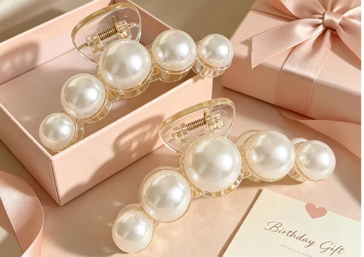 Pearl Large Hair Clip