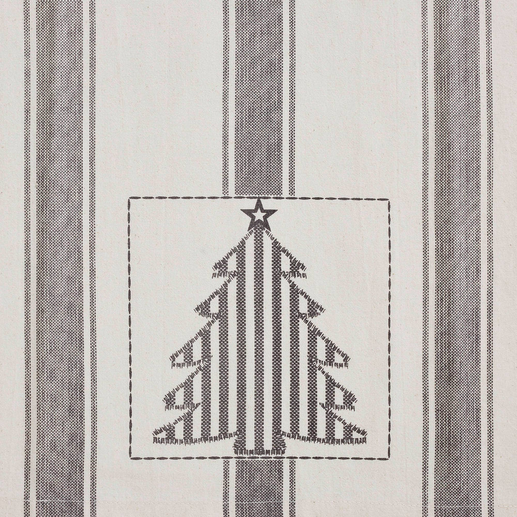 Black/White Christmas Tea Towel