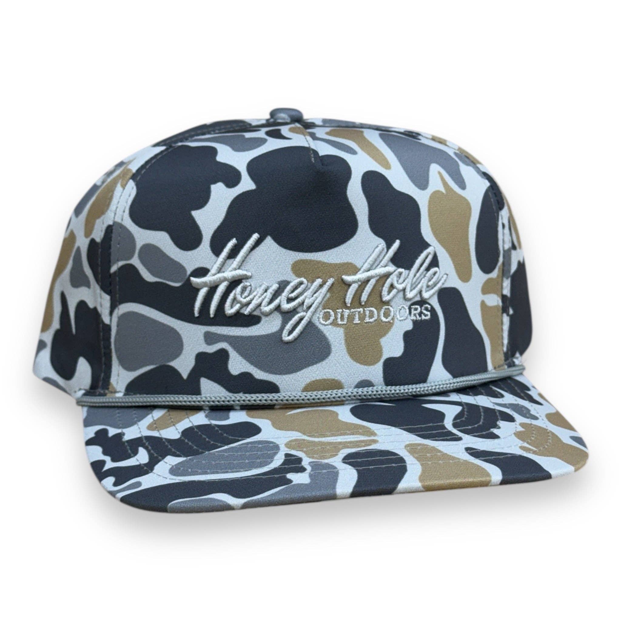 Performance Rope Hat (no holes) - Heritage - Grey Camo