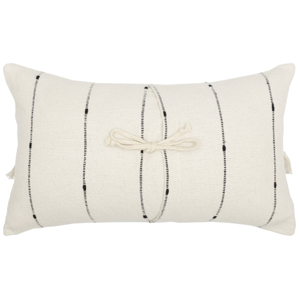 Farmcloth Stripe Pillow Cover 20Lx12W + Insert