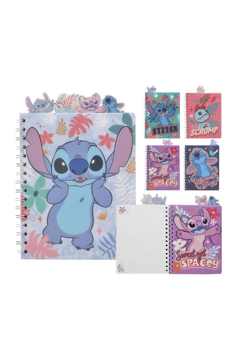 UPD 717225ST Disney Stitch Spiral Notebook - 12 pcs