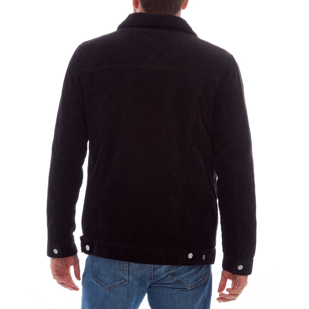 Kolton Corduroy Trucker Jacket - Sherpa Inner & Collar