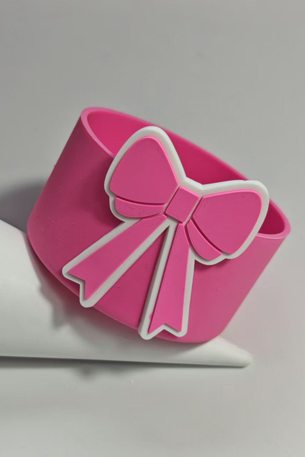 Bow Knot Silicone Cup Sleeve