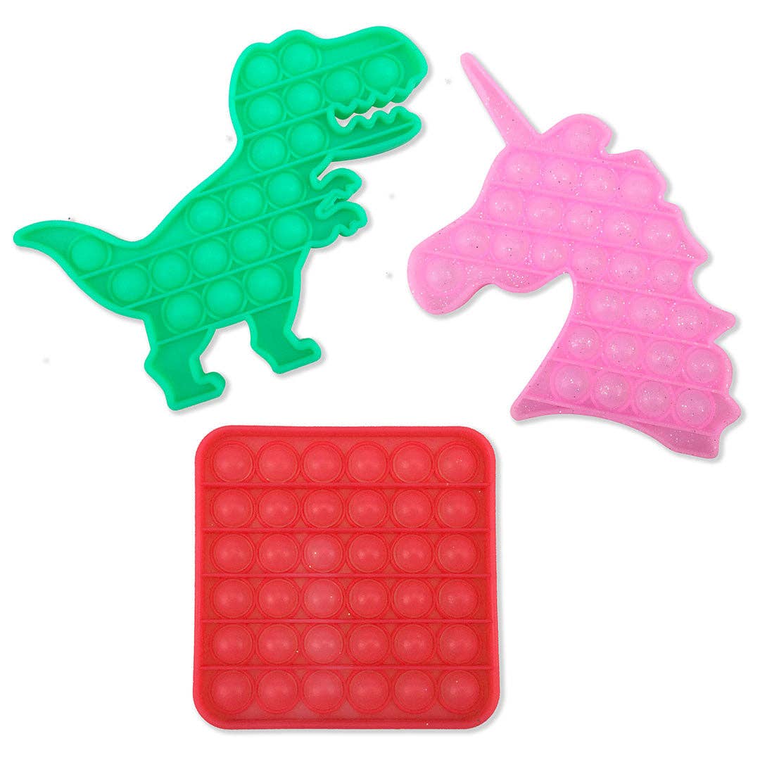 Large Fidget Fun Pop Sensory Toy Assortment- 12/Display