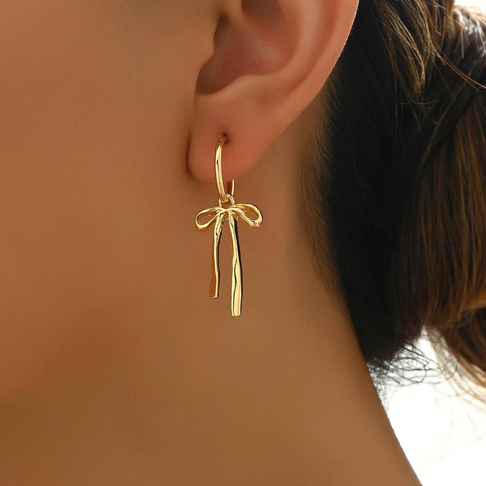 Bow Tassel Earrings