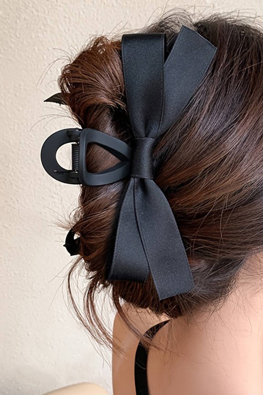 Large Bow Hair Claw Clip