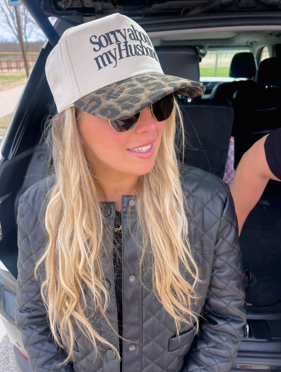 Sorry about my Husband Vintage Trucker Hat