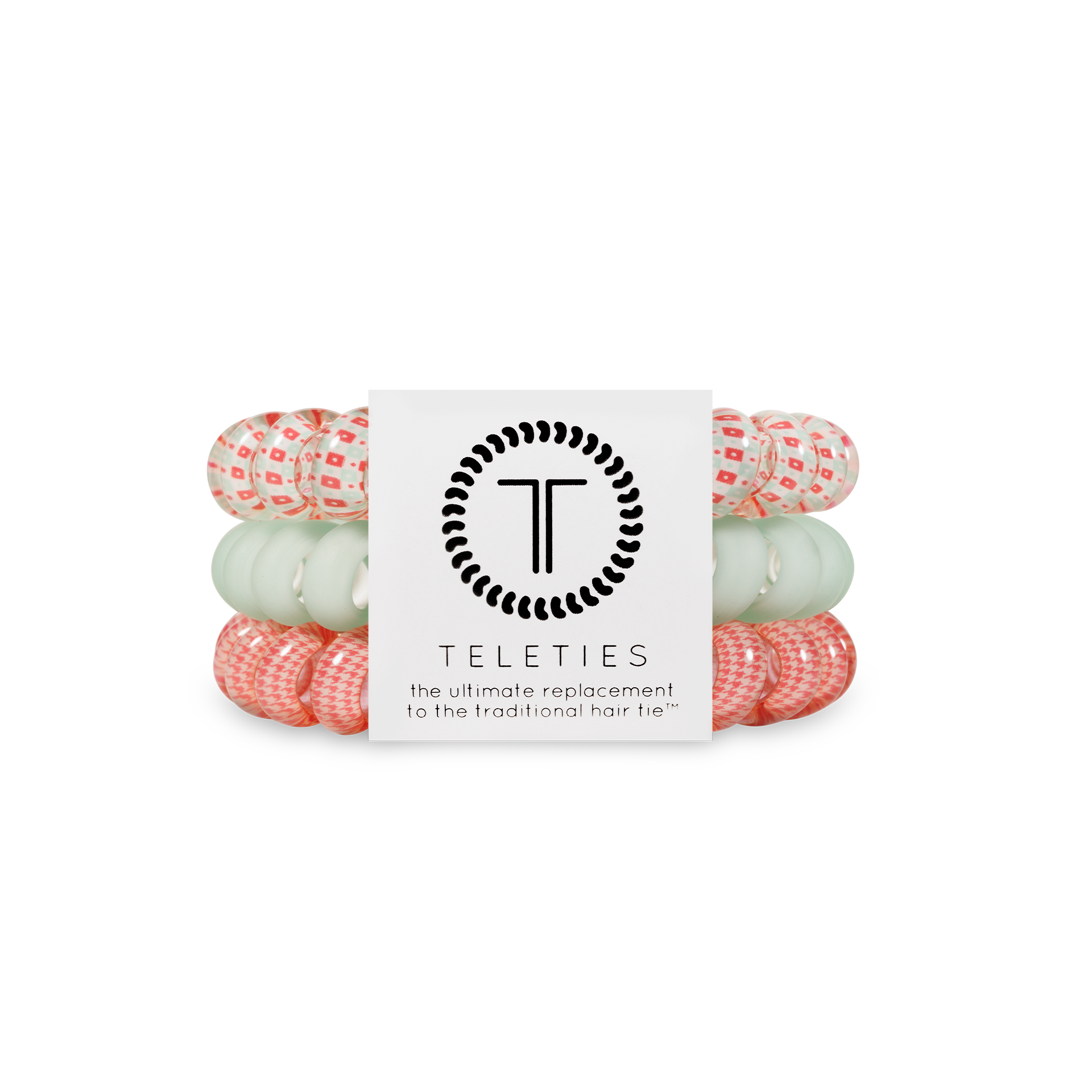 Spiral Hair Coil | Large | Calming Coral