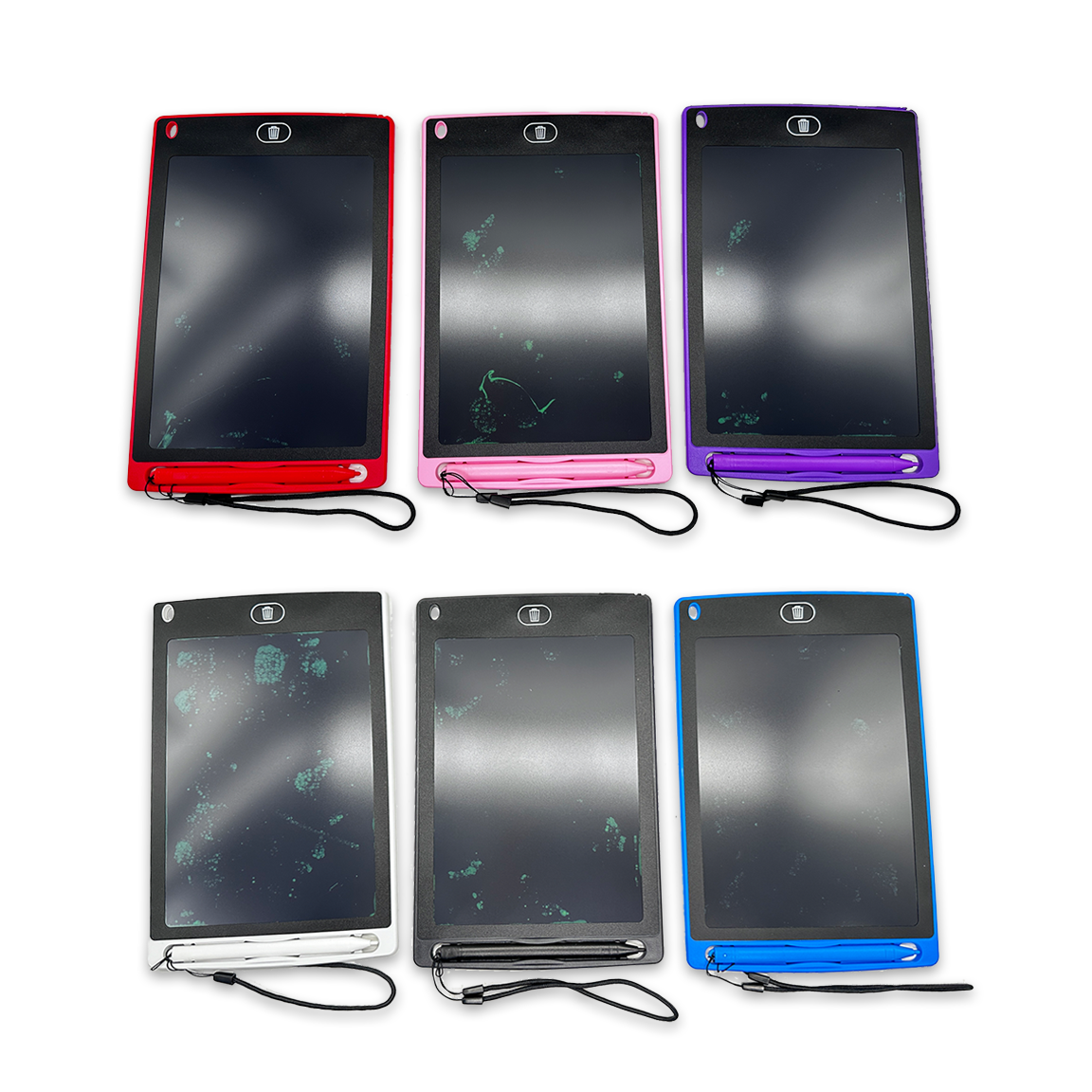 Gadget Gear Reusable LCD Drawing Tablet - 6 Piece Display
