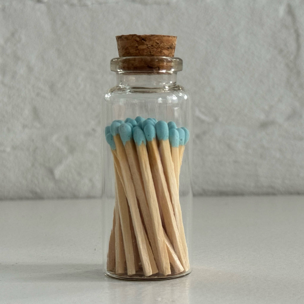 Apothecary Match Vials (40 matches & Striker) | Glass & Cork