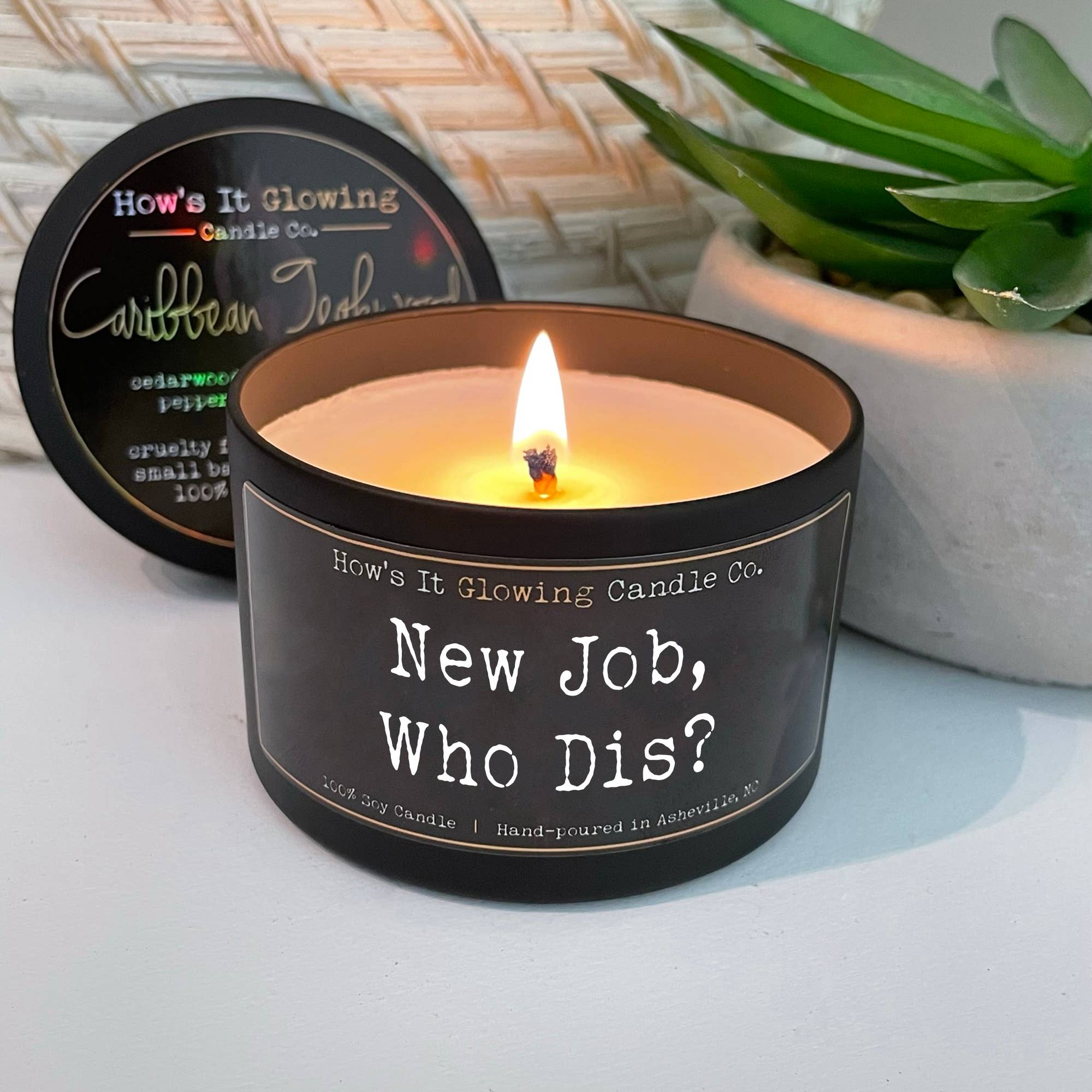 New Job, Who Dis? | Fun 100% Soy Luxury Candle | Hand Poured
