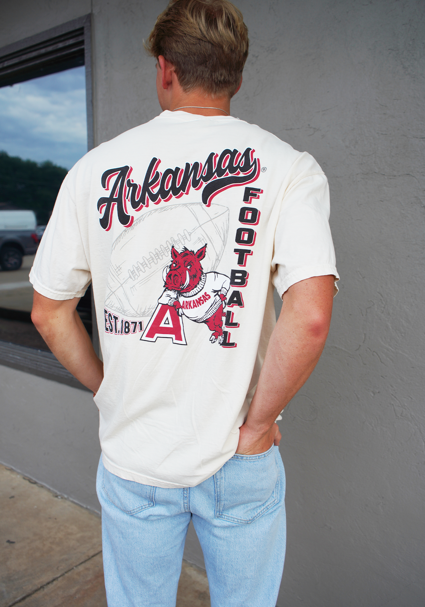 Vertical Football Short Sleeve