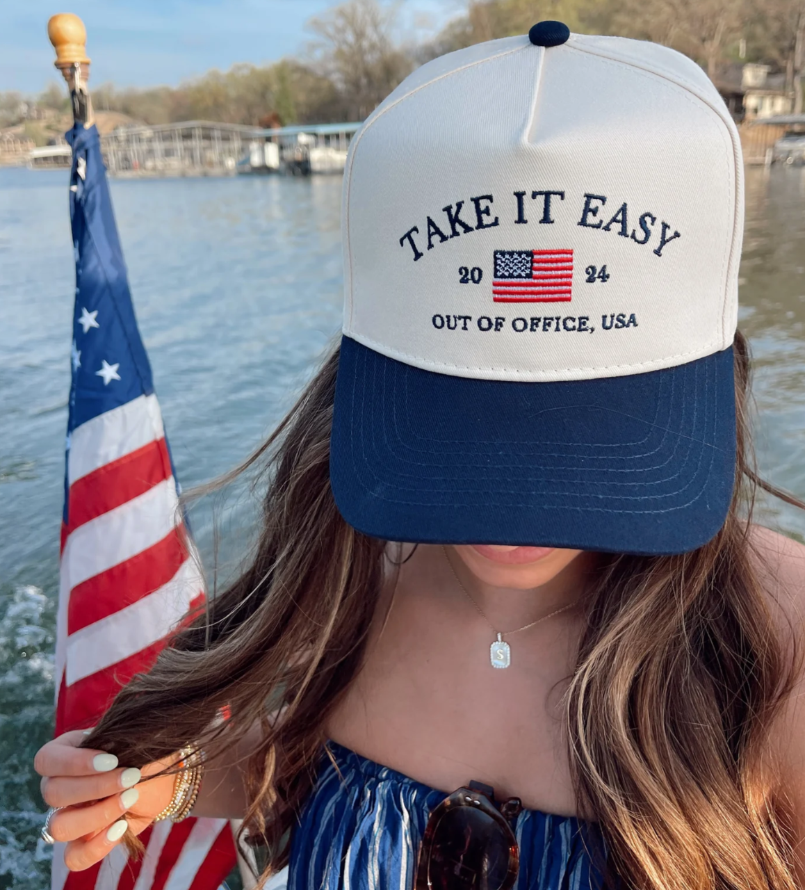 Take It Easy Vintage Trucker Hat
