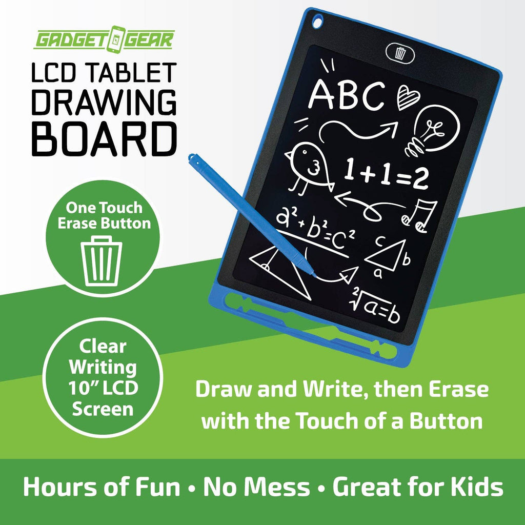 Gadget Gear Reusable LCD Drawing Tablet - 6 Piece Display