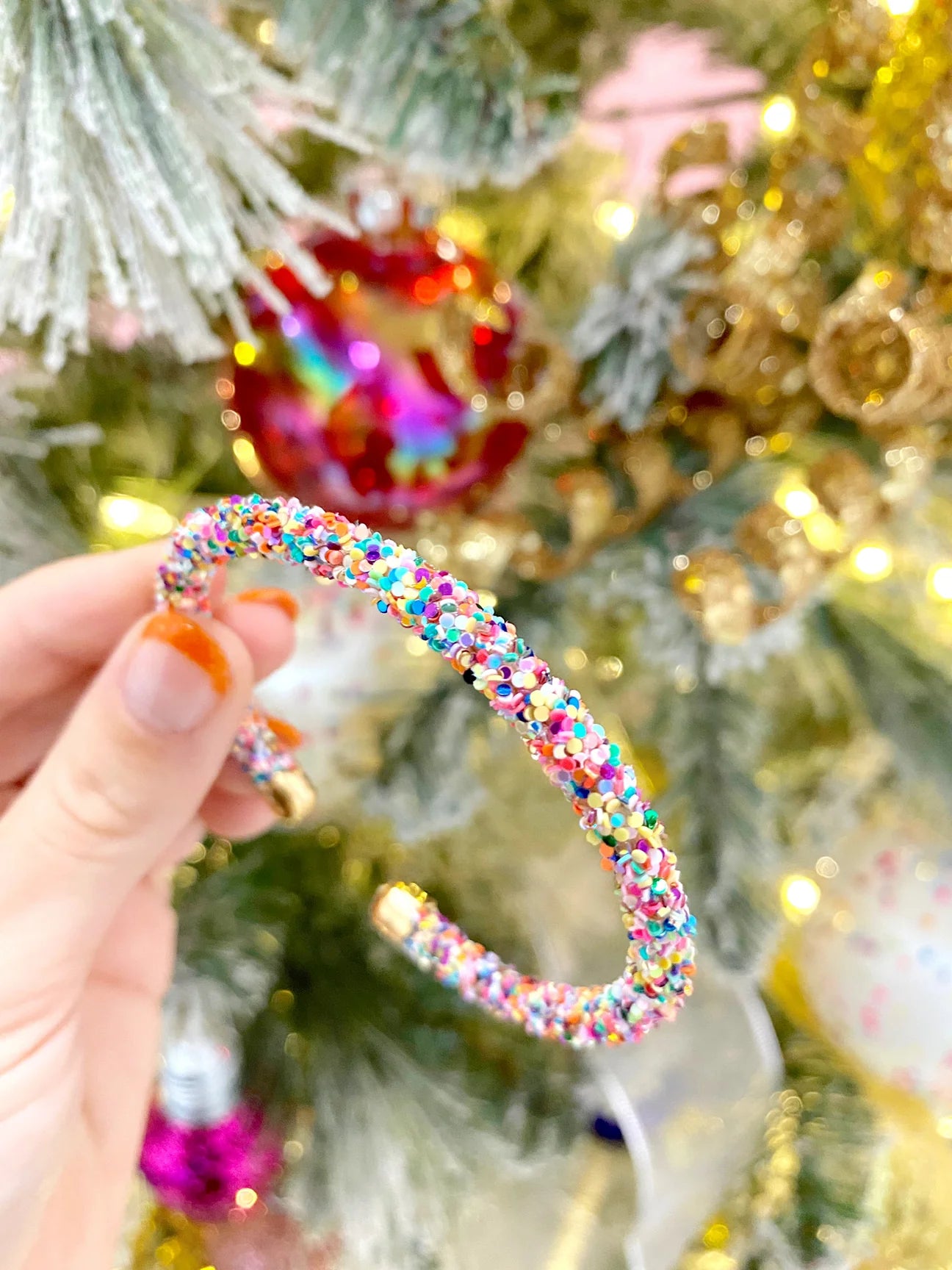 TSD- Glitter Adjustable Bracelet (Rainbow)